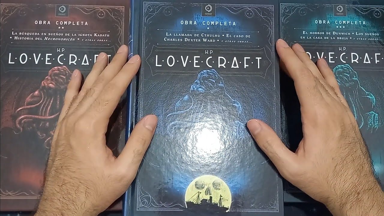 ¡Unboxing H.P Lovecraft Obra Completa Edimat!