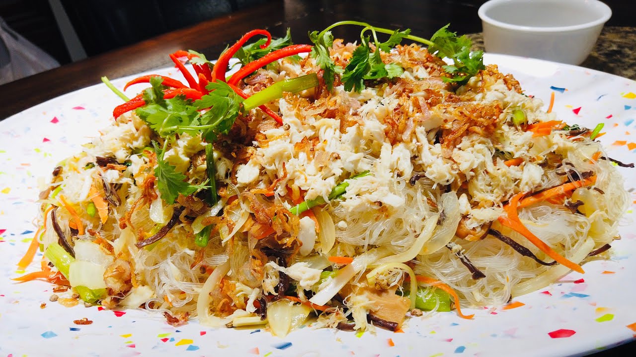 CÁCH XÀO MIẾN XÀO CUA 🦀 SỢI MIẾN KHÔNG BỊ DÍNH CHÙM .
