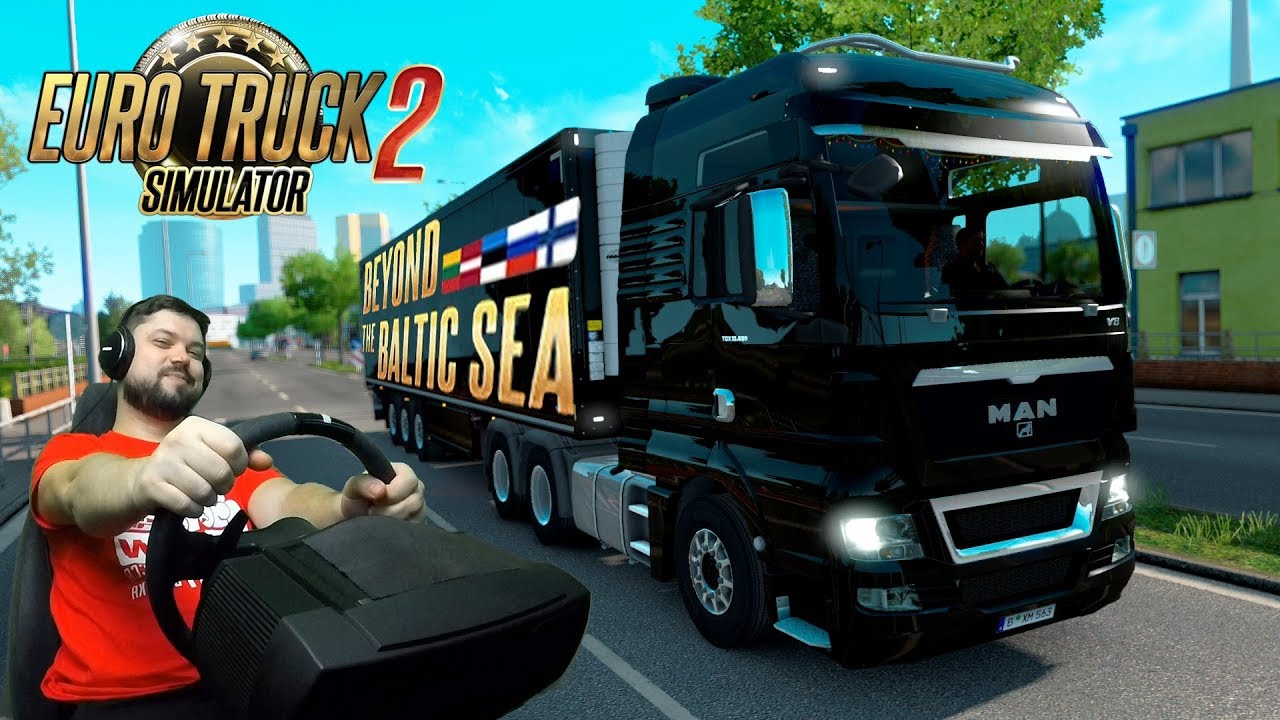 Новое DLC! Едем за балтийское море в онлайне! Euro Truck Simulator 2