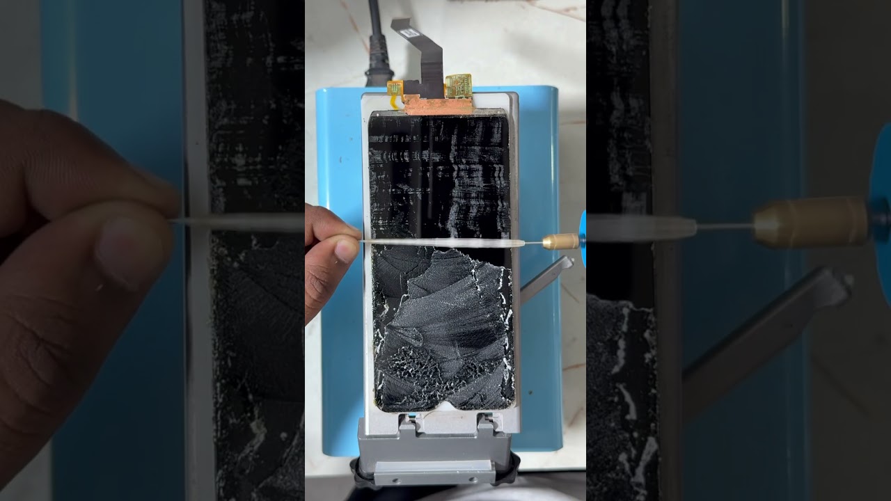 Redmi 8a broken display glass fix
