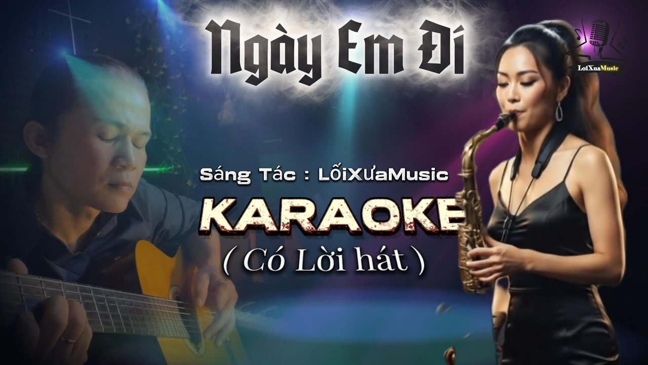 Ngày Em Đi | Bản Karaoke có lời hát | Xem thêm trong mô tả| Nhạc Rumba Chachacha hay và sâu lắng 