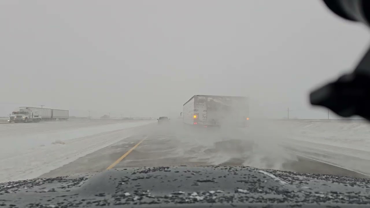 Passing A Wide Load In Saskatchewan 