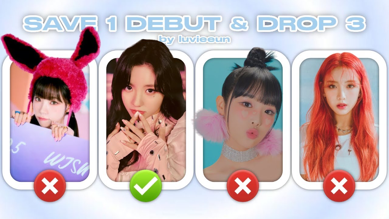 SAVE 1 KPOP DEBUT & DROP 3 [ K-POP GAME ] by luvieeun