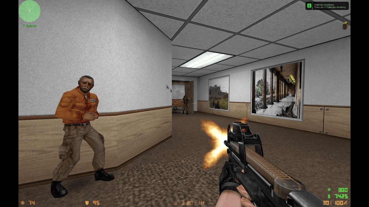 Counter-Strike Condition Zero Game | Normal Mode | Tour of Duty 1 | Office Map Gameplay