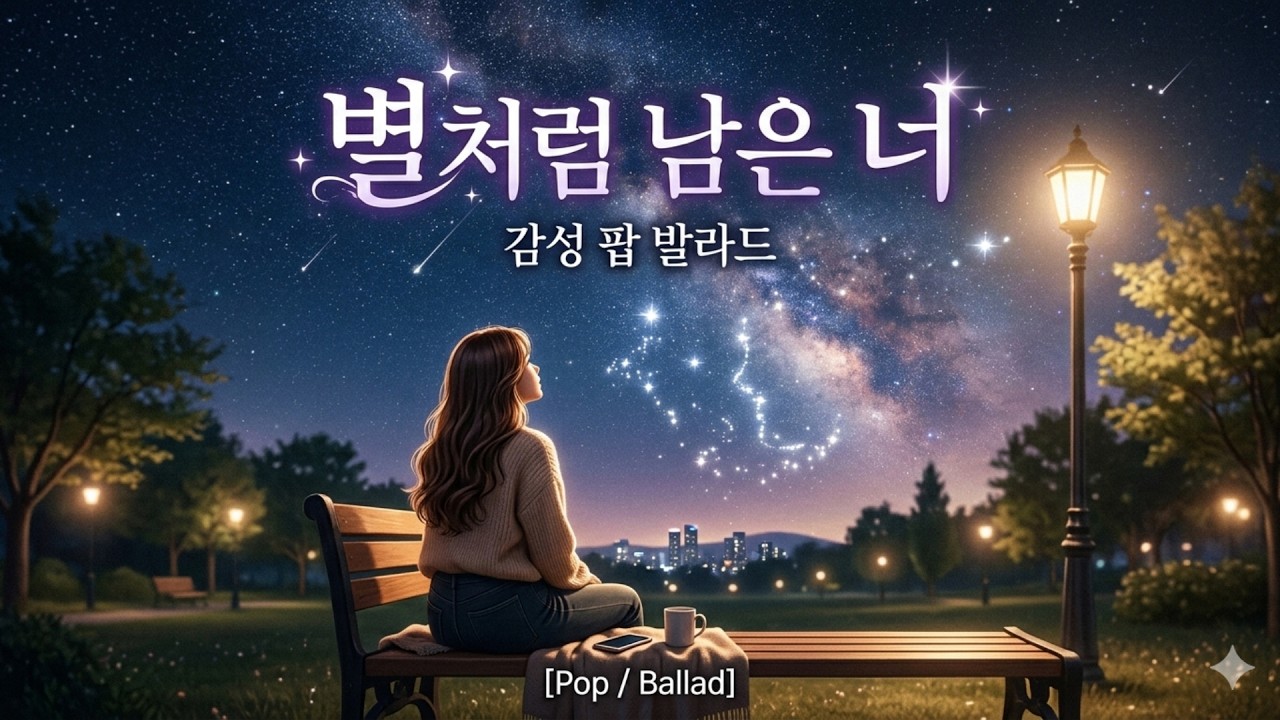 661.별처럼 남은 너 [가사/Lyrics]🌙 감성 팝 발라드 [Pop / Ballad]