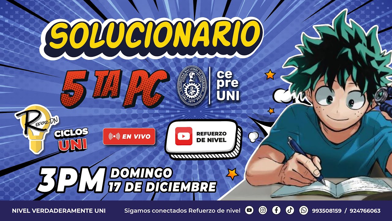 #REAL SOLUCIONARIO 5TA PC CEPREUNI 2024-1