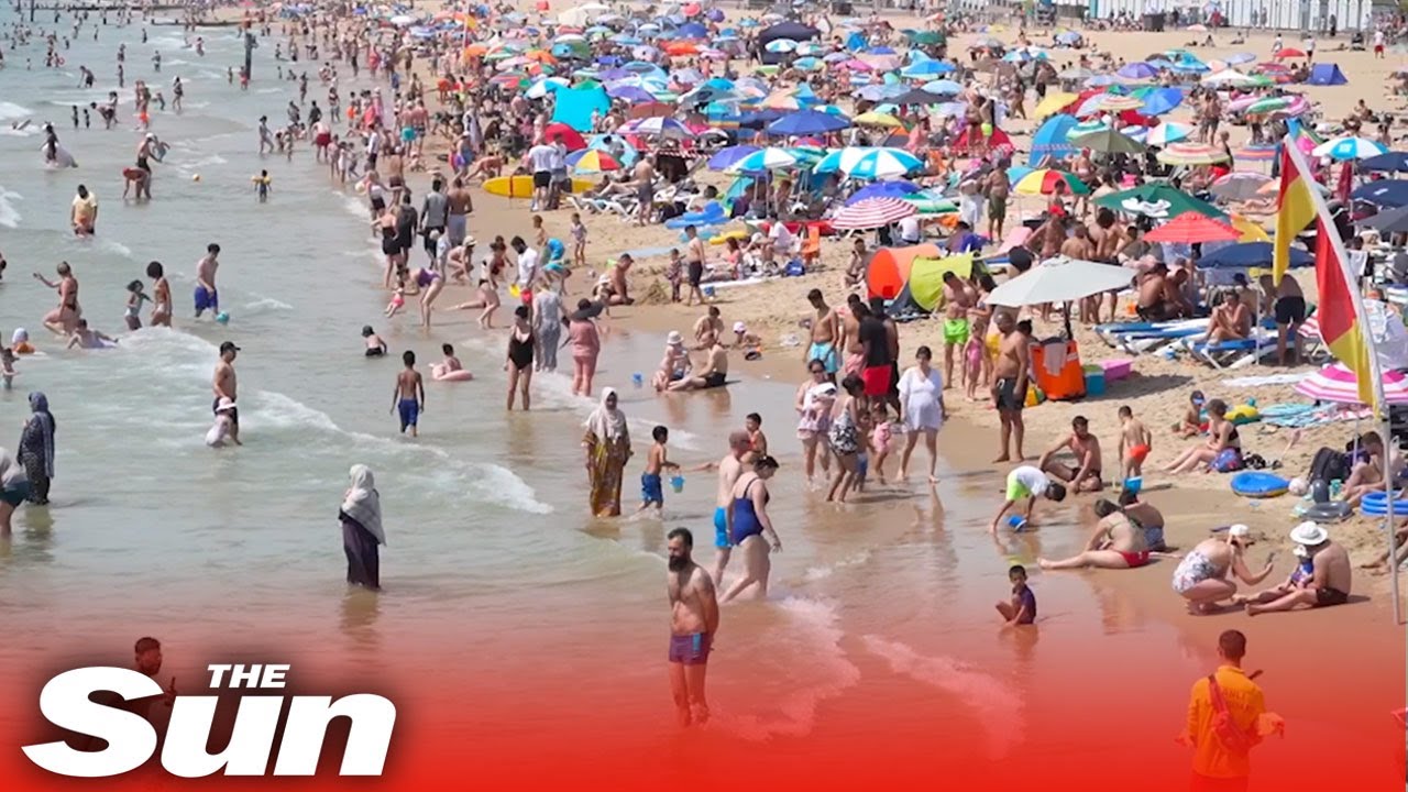 UK Heatwave - Britains bask in 40.3C 'hottest day since records began'