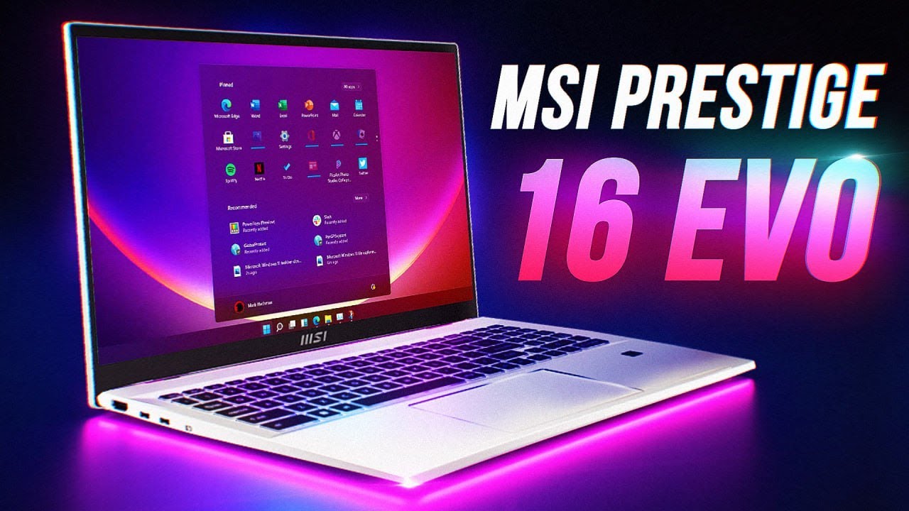 Огляд MSI Prestige 16 Evo A13M - Преміум Ноутбук для Бізнеса!