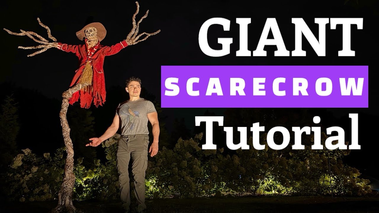 Make the Ultimate Giant Scarecrow | Step-by-Step DIY