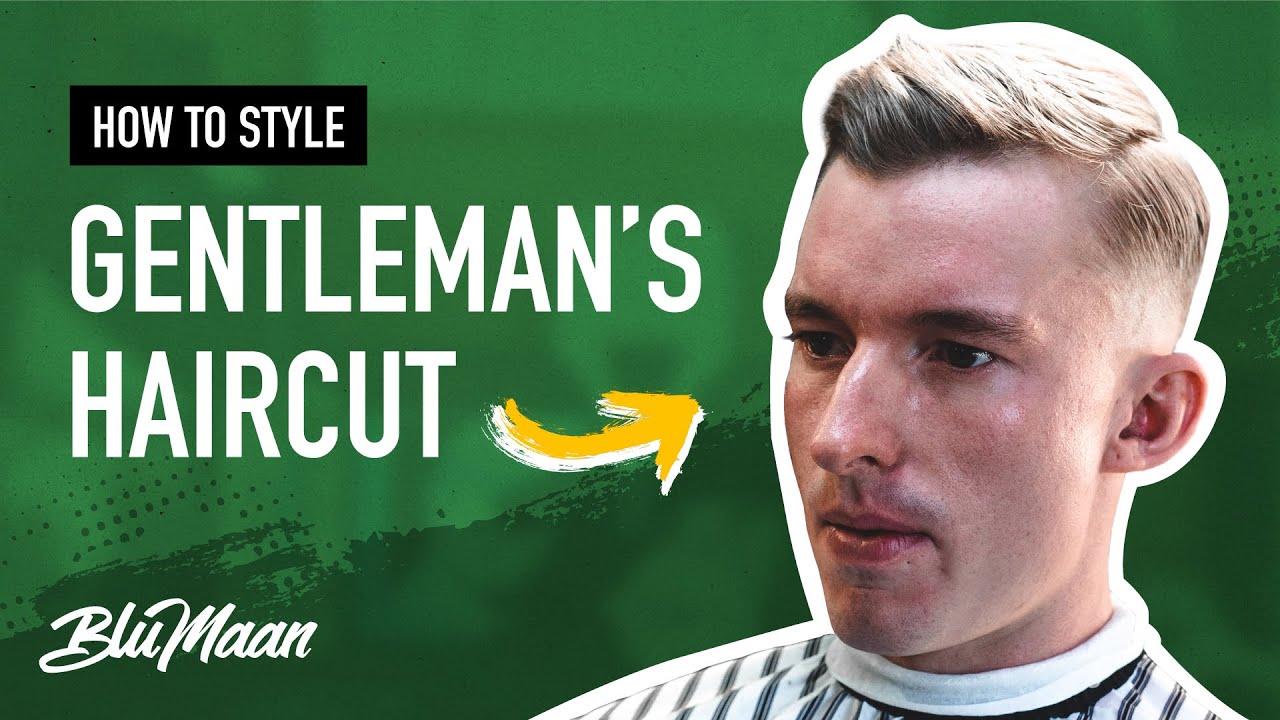 Modern Gentleman's Haircut and Styling For Thin Hair | Barber Cuts | BluMaan