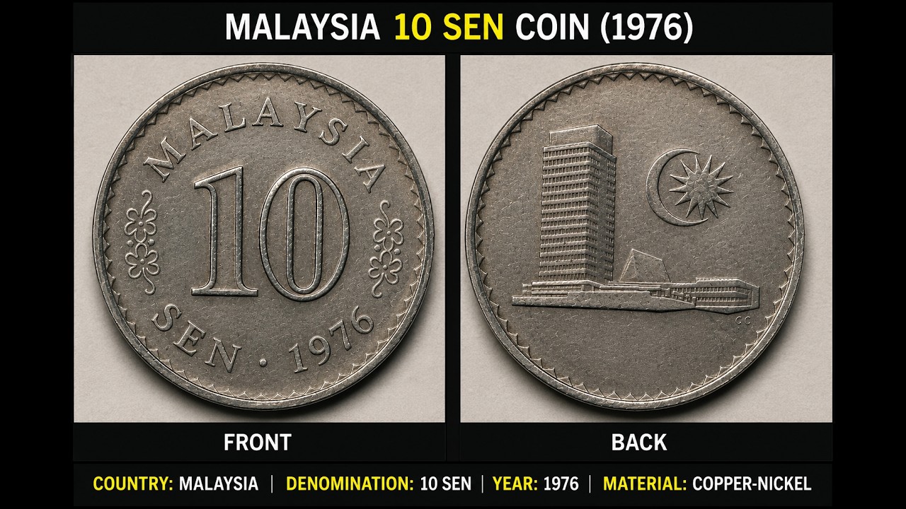 Rare 1976 Malaysia 10 Sen Coin Worth Money? Full Value Guide
