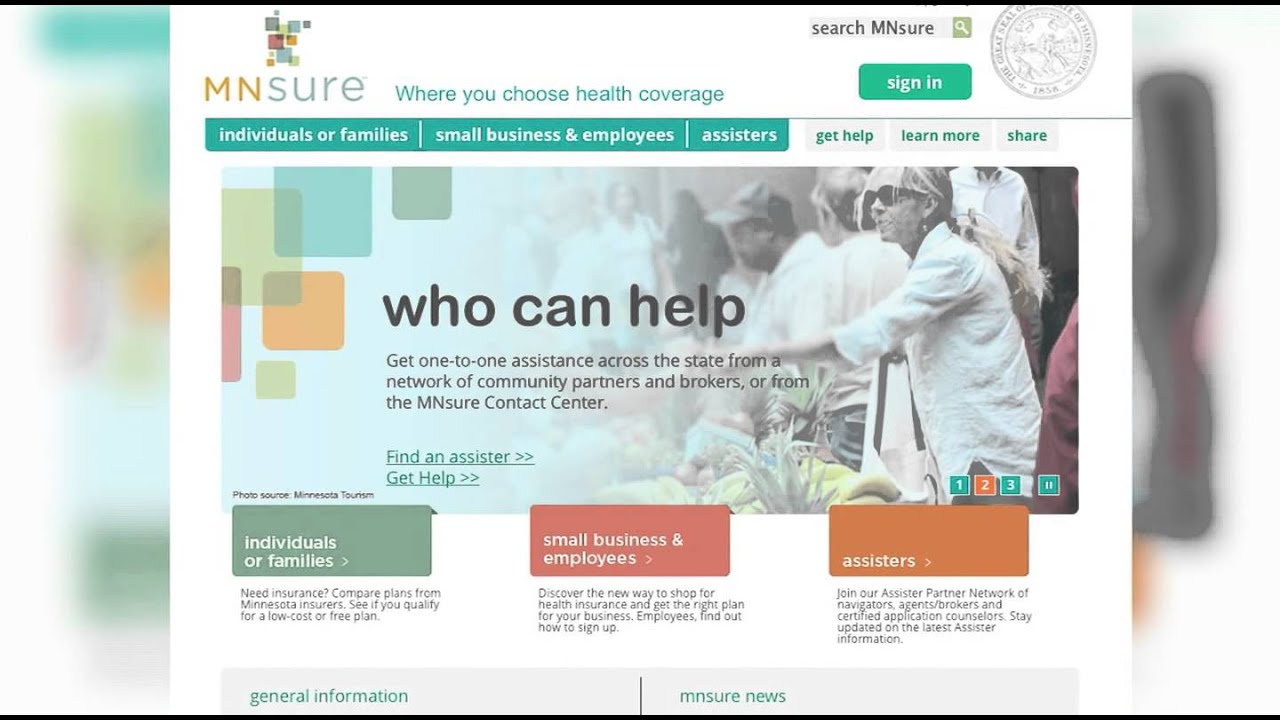 Minnesota's New Health Insurance Exchange Marketplace - Lakeland News at Ten - October 11, 2013