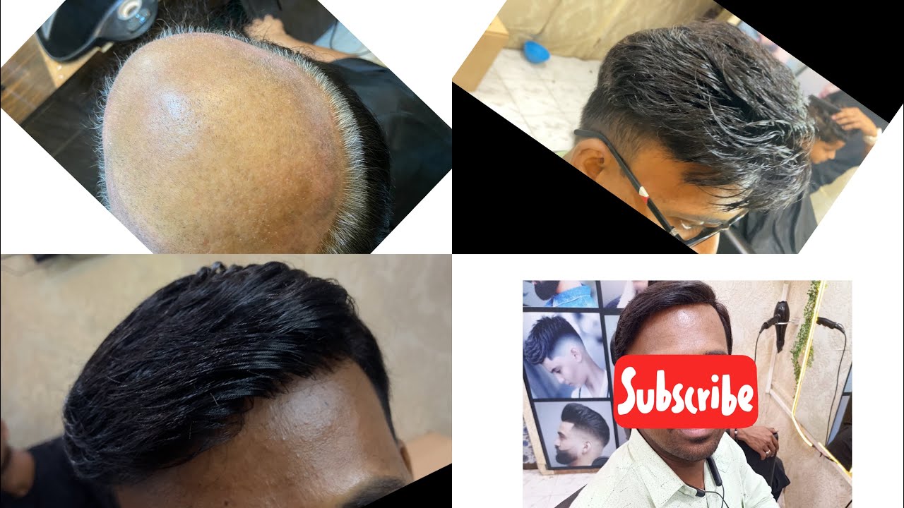 100%Natural hair wigs & patch #patchwork ! Mumbai best hair patch &wigs work