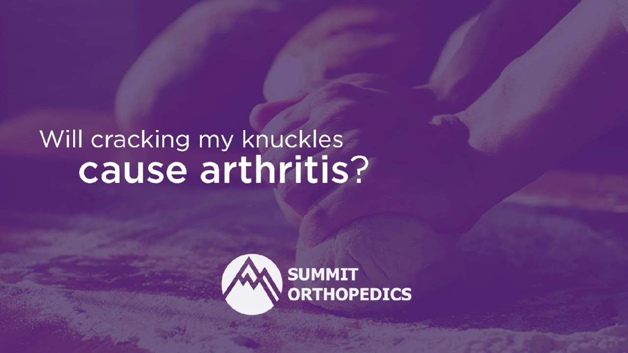 Will cracking my knuckles cause arthritis?