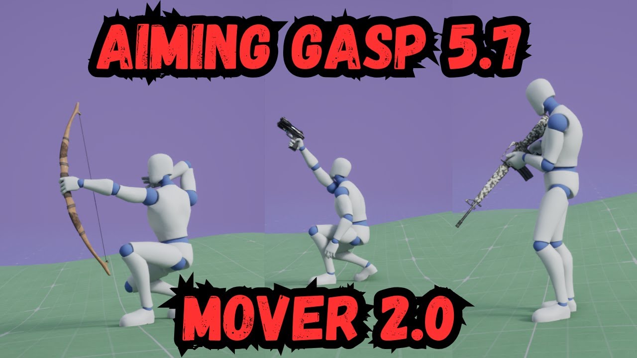 Как настроить прицеливание в Gasp 5.7 Mover 2.0 на Unreal Engine 5