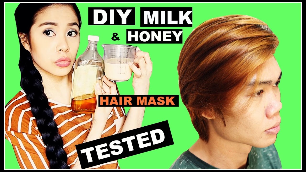 DIY Milk & Honey Hair Mask For Colored & DRY Damaged Hair-TESTED-DOES IT WORK-BEAUTYKLOVE