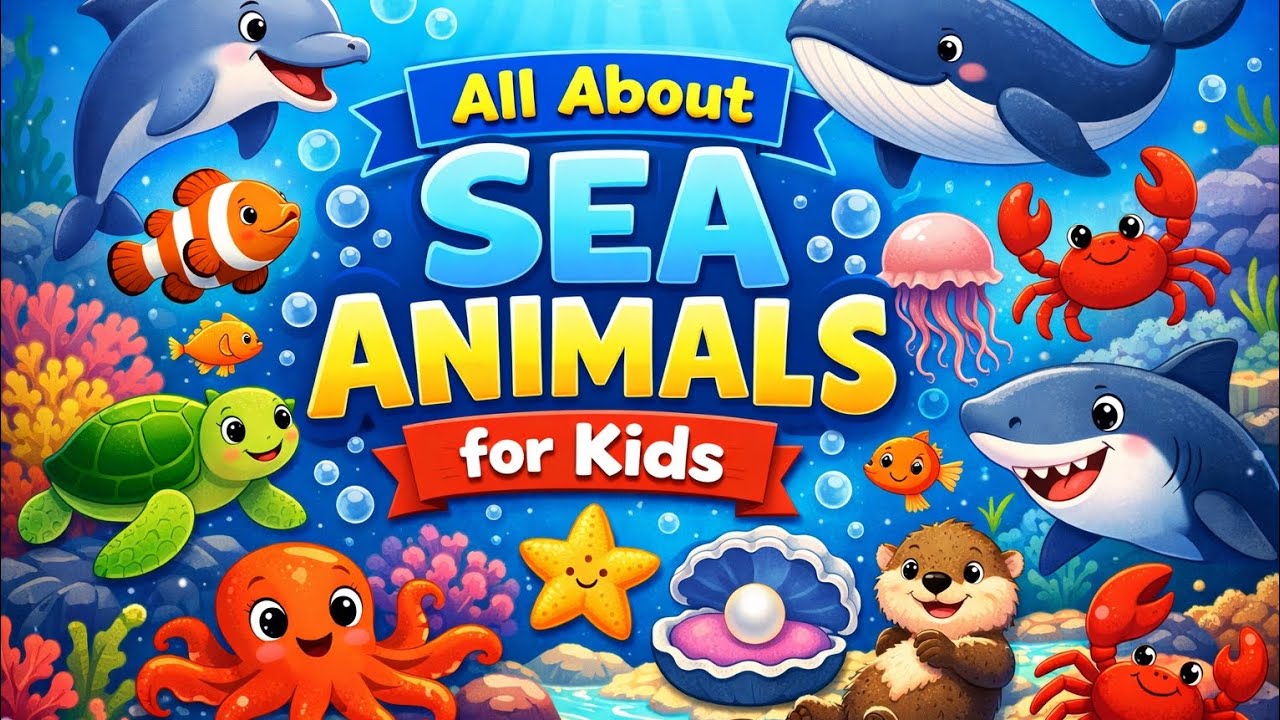 Sea Animals for Kids | Interesting Facts & Learning