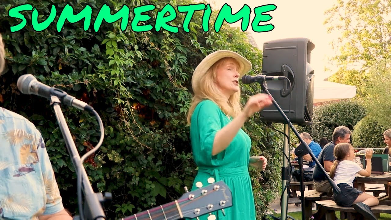 Summertime-George Gershwin-DuBose Heyward-live music in a garden-acapella-music duo-No Fixed Abode