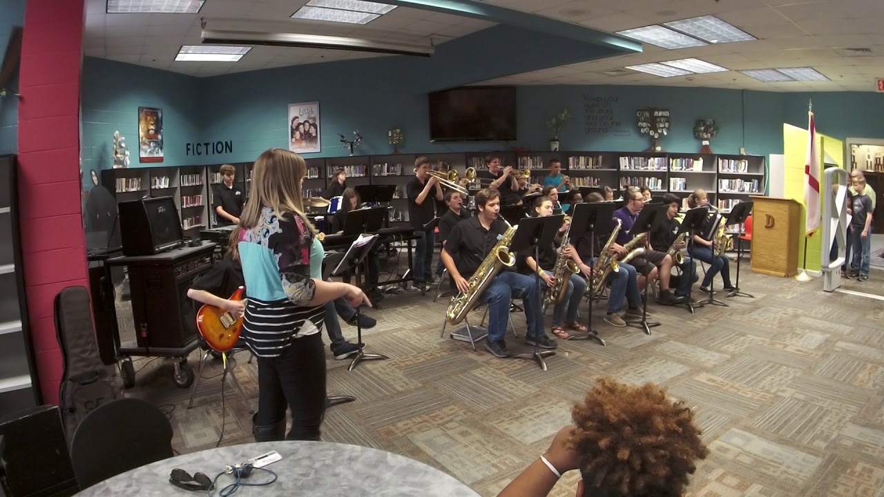DMS Jazz Band Jammin with Charlie