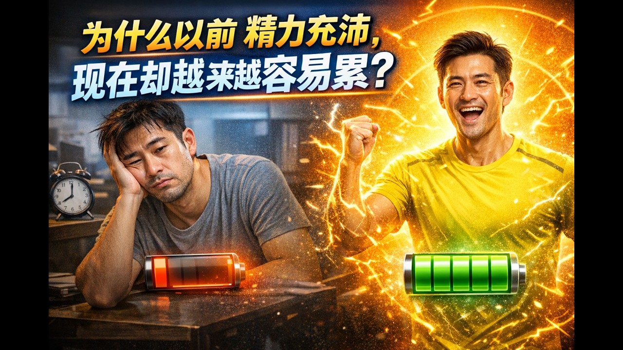 为什么以前精力充沛，现在却越来越容易累？这5个习惯帮身体重新充满电!
