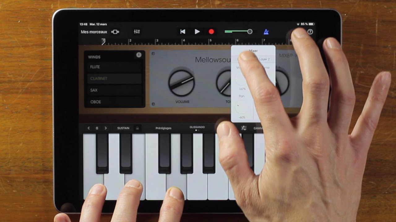 Mellowsound for iOS, Audio Unit (plug-ins) Preview