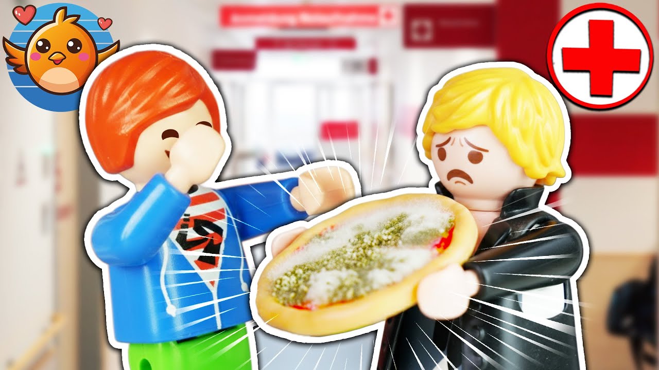 SCHIMMELPIZZA?🍕🤢 Gesundheits-Inspektor im Krankenhaus! Familie Vogel | Playmobil Film Deutsch