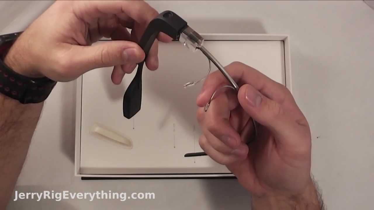 Unboxing Google Glass, First Impression -JerryRigEverything