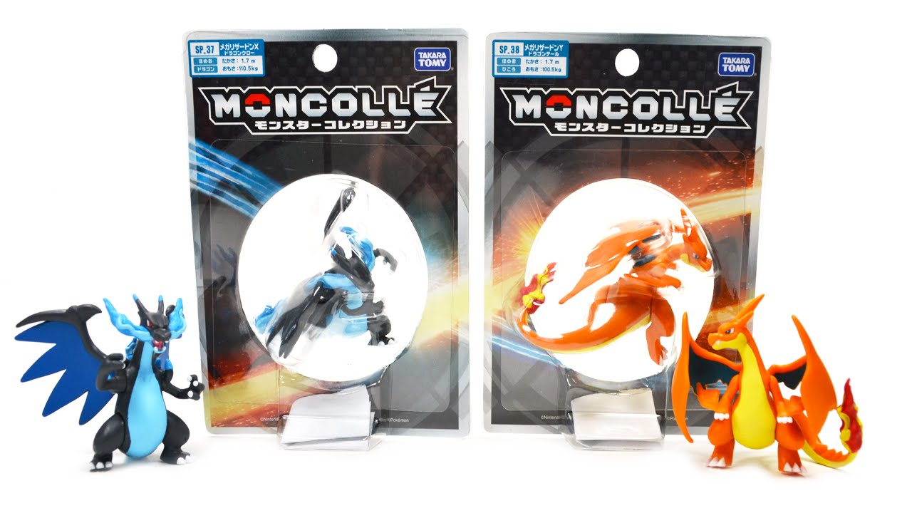 Tomy Super Size Attack Mega Charizard X & Y Figure Review