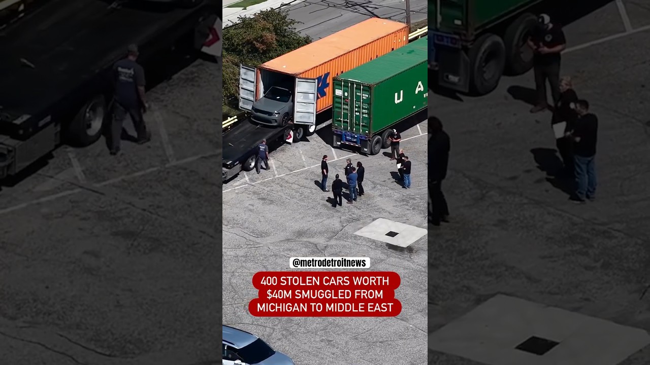 400 Stolen Cars Worth $40M Smuggled from Michigan to Middle East