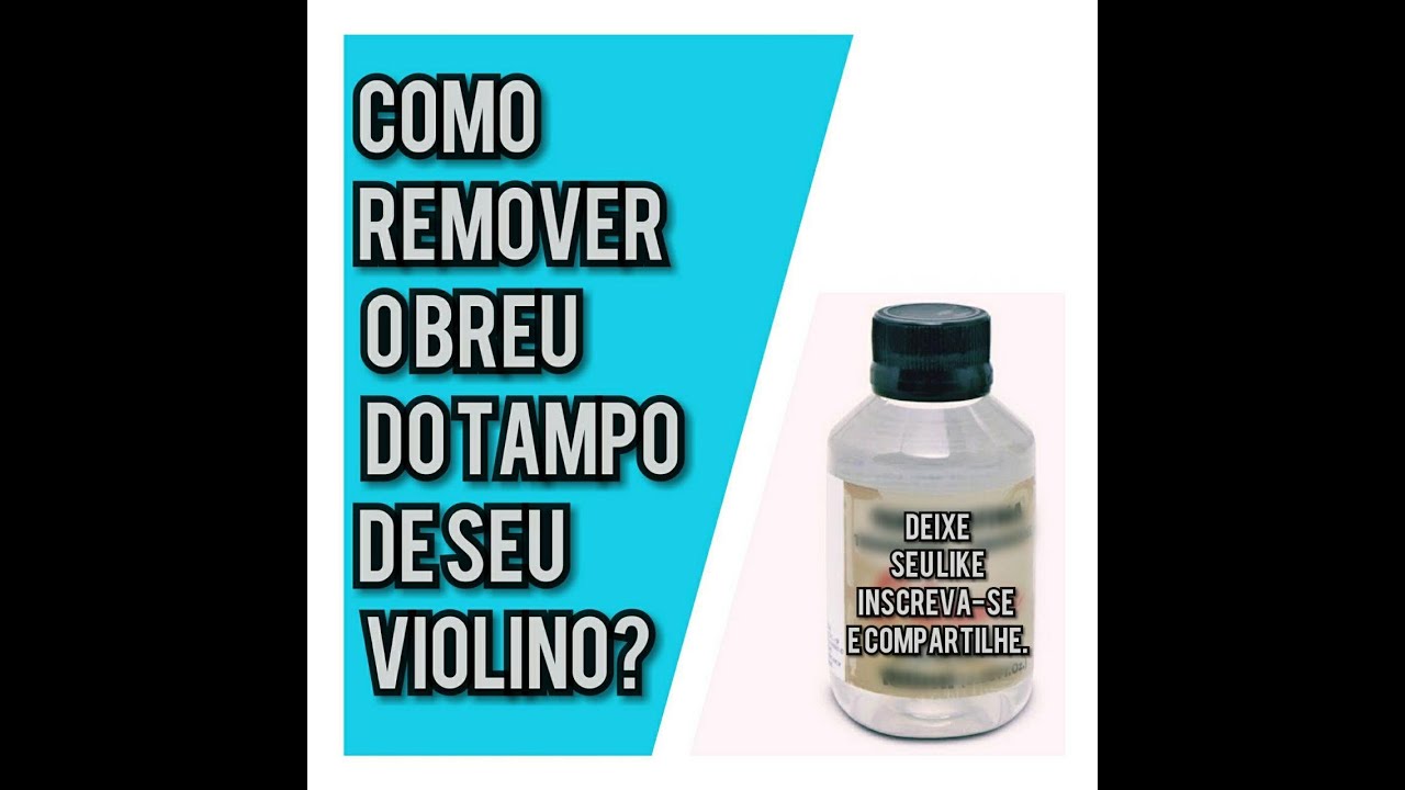 LIMPAR BREU GRUDADO NO VIOLINO I ALBENEIR OLIVEIRA I