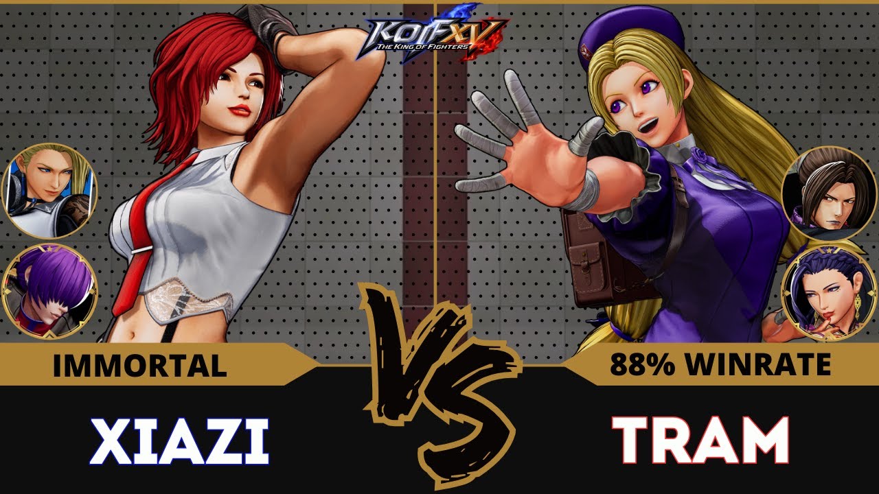 KOF XV⭐XIAZI (Mature/Vanessa/O.Shermie) vs TRAM (Duo Lon/Hinako/Luong)⭐Ranked Match - 02/25