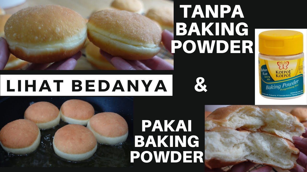 DONAT EMPUK DAN LEMBUT PAKAI BAKING POWDER