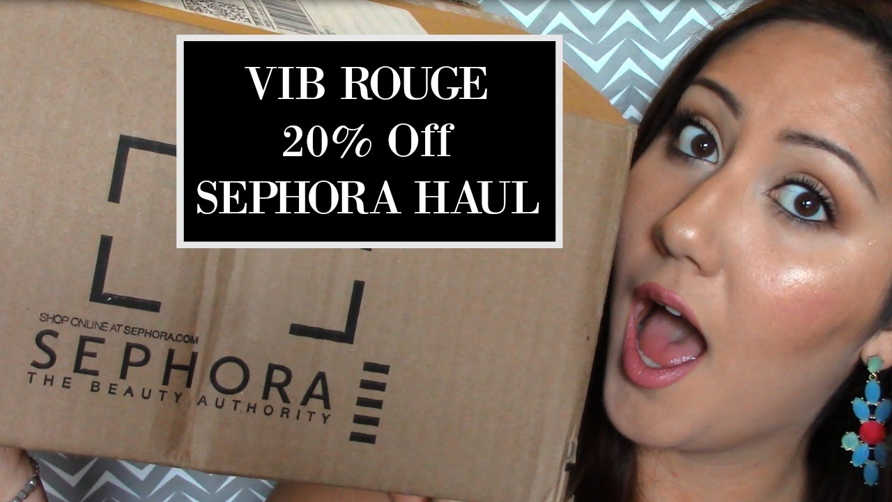 VIB ROUGE 20% Sephora Haul! || BeautybyDaniieB