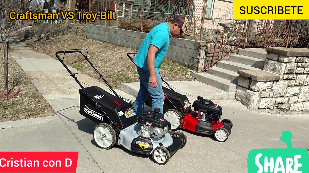 CORTADORAS de Cesped Craftsman VS Troy-Bilt / lo que debes saber