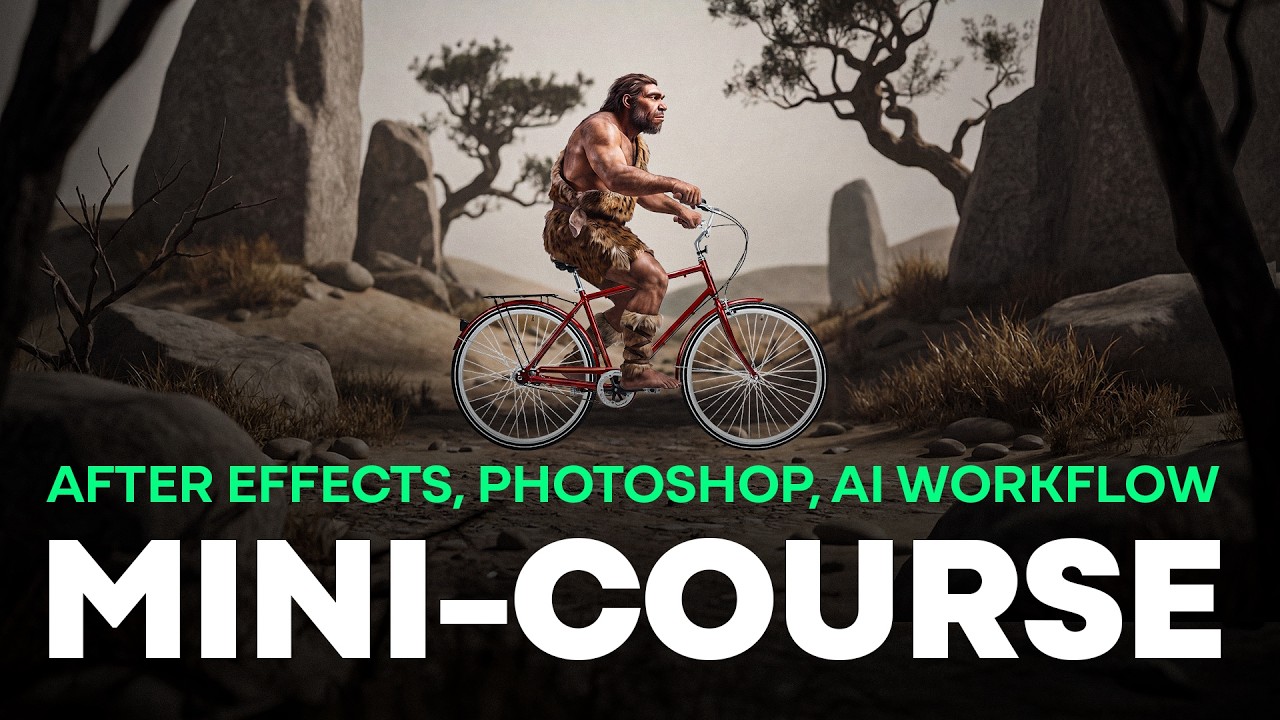 Мини-курс по созданию коллажей в After Effects | Рабочий процесс в Photoshop и AI