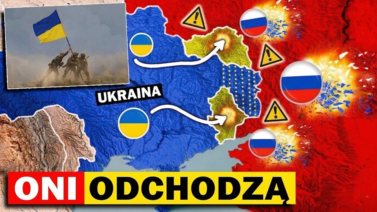 Zaczęło się od jednej flagi w Kupiańsku... Teraz Putin jest zmuszony do odwrotu!