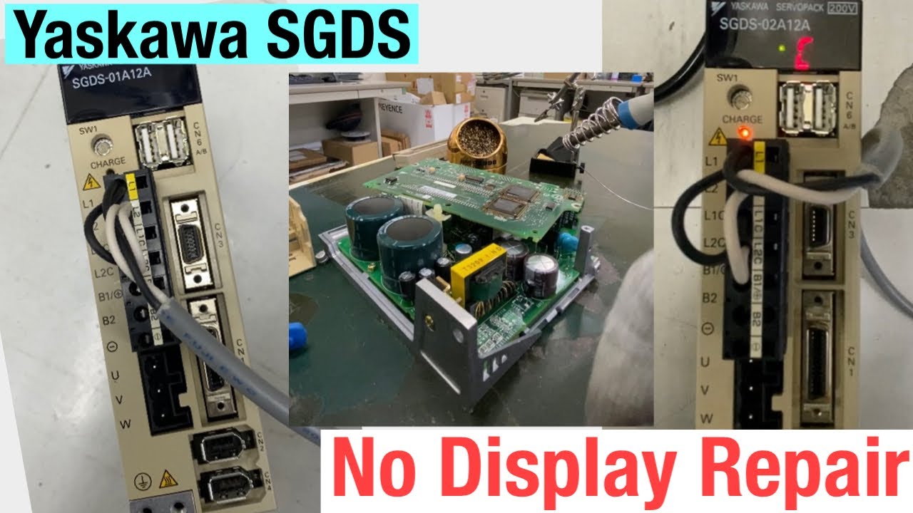 Yaskawa SGDS Servopack No display- Solution!!! #servopack #yaskawa