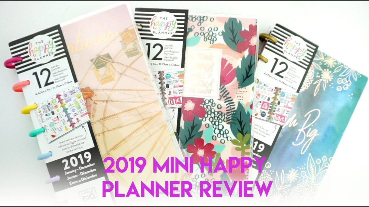2019 Happy Planner Reviews//Mini