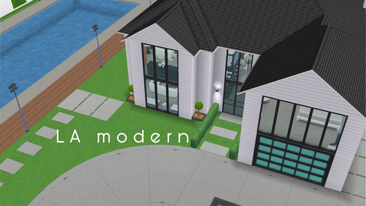 Sims FreePlay | LA MODERN HOME 🤍 | 6 BEDROOMS
