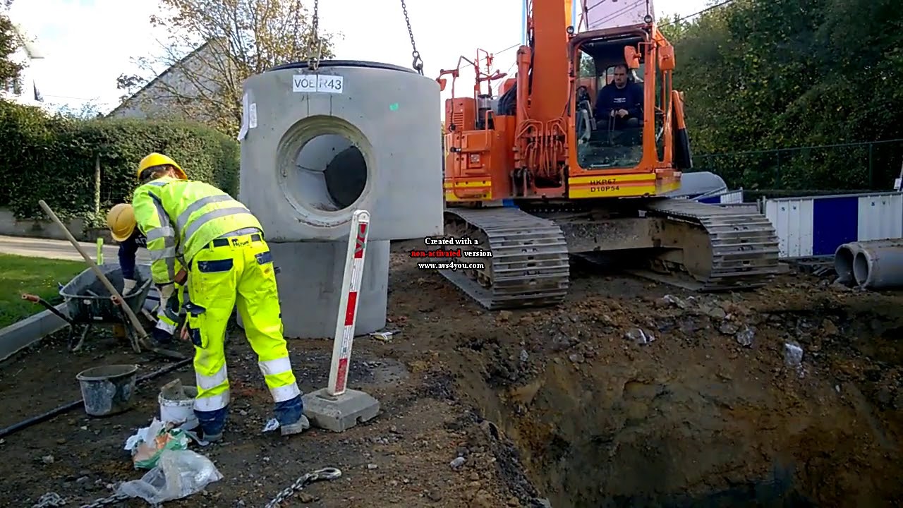 Voeren rioleringswerken