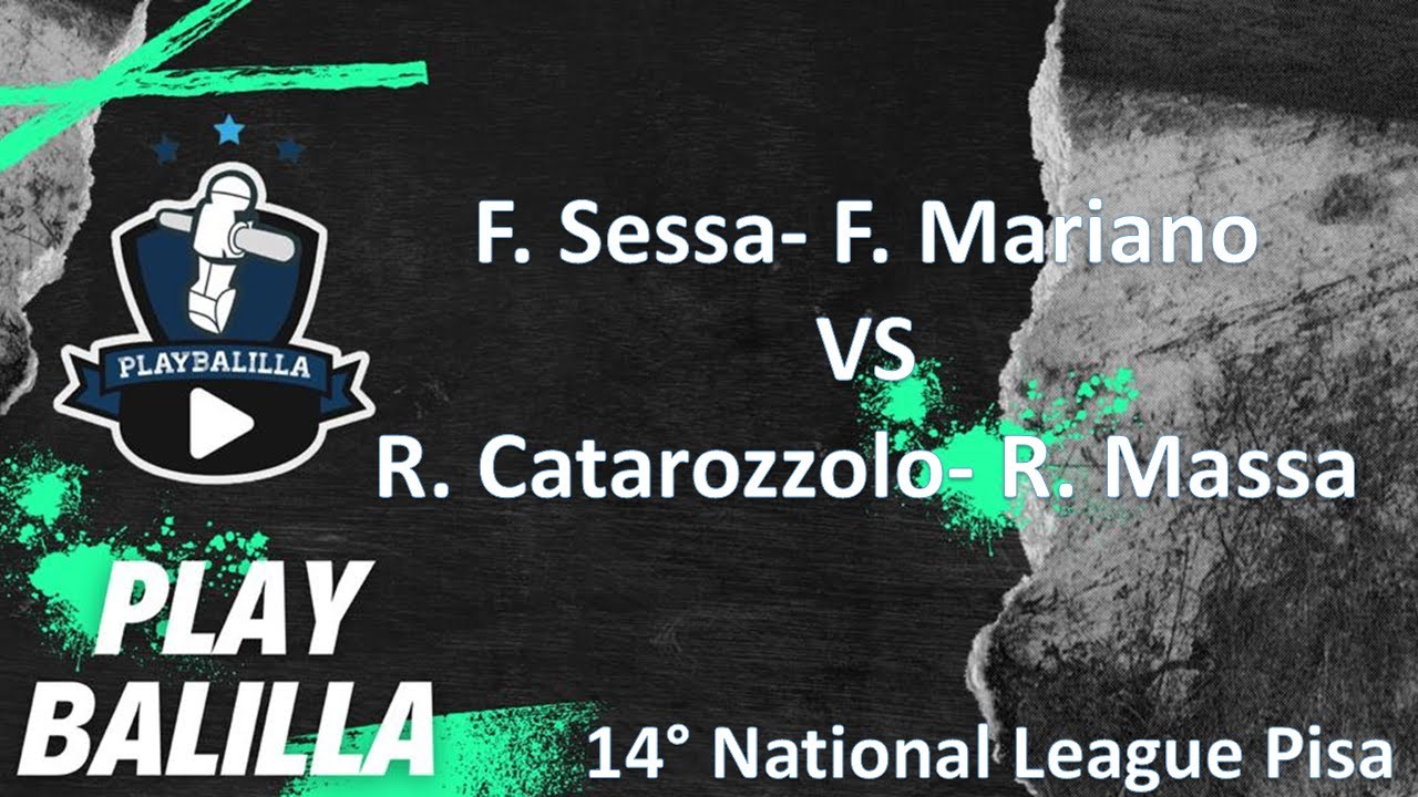 F. Sessa- F. Mariano VS R. Catarazzolo- R. Massa 14° National League Pisa