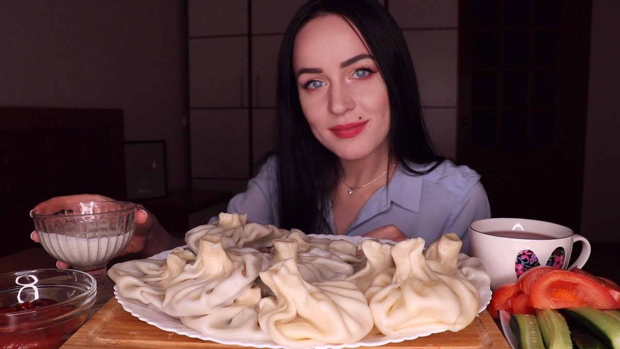 MUKBANG | Настоящие Хинкали | Dumplings Khinkali | не ASMR