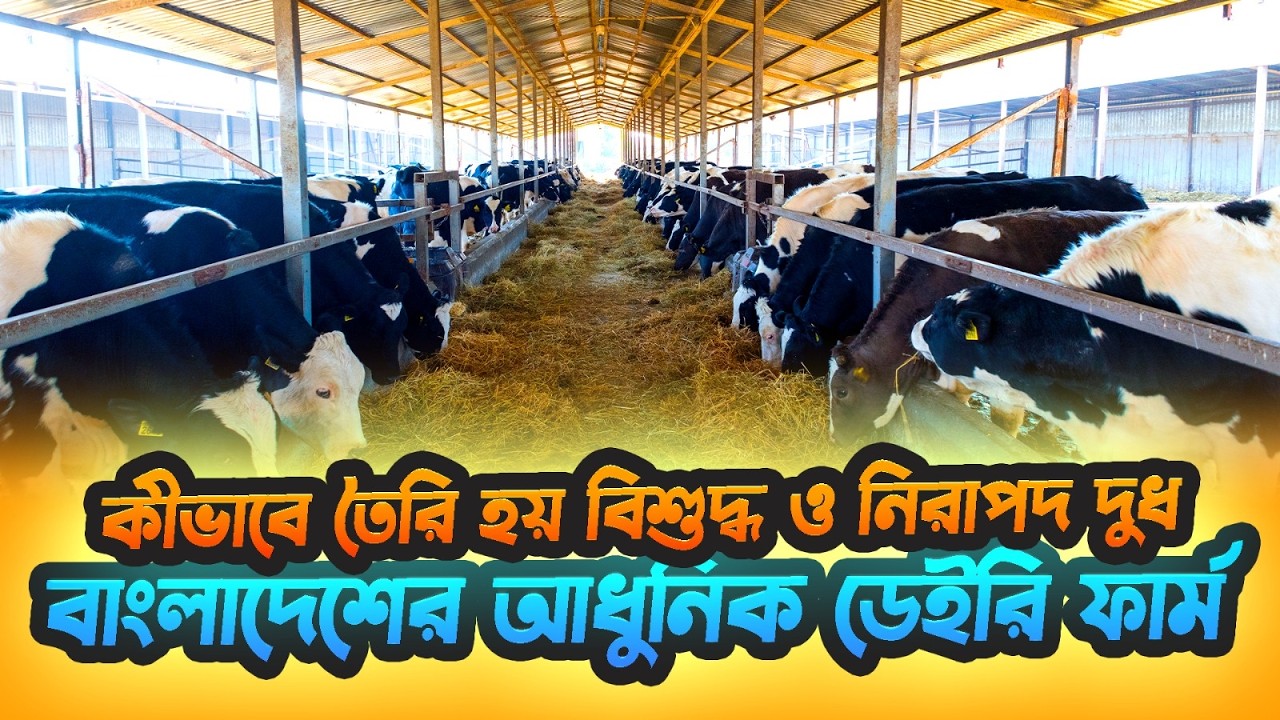 বাংলাদেশের আধুনিক ডেইরি ফার্ম | Inside Smart Dairy | 100% Pure Milk Journey