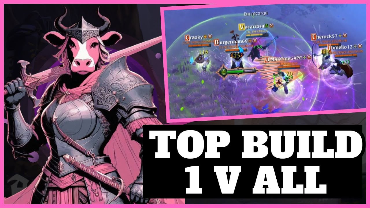 ''1x ALL'' A ARTE DO PVP SOLO ⚔️/ ALBION ONLINE DUAL SWORDS