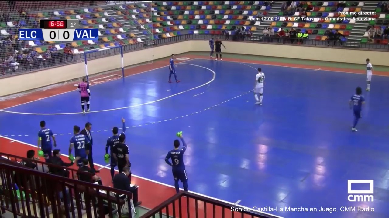 DIRECTO: Fútbol Sala. Elche CF - FS Valdepeñas. Castilla - La Mancha Media.
