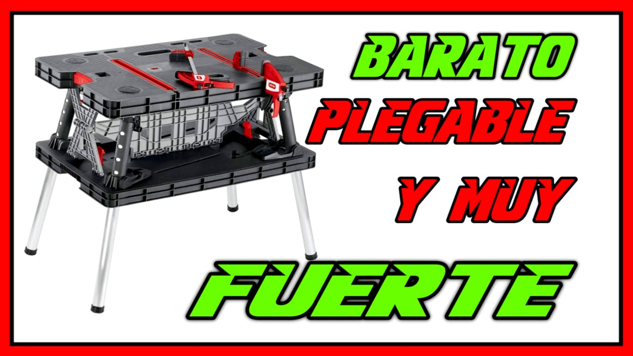 🧢 BANCO de trabajo PLEGABLE💪MUY FUERTE KETER folding workbench