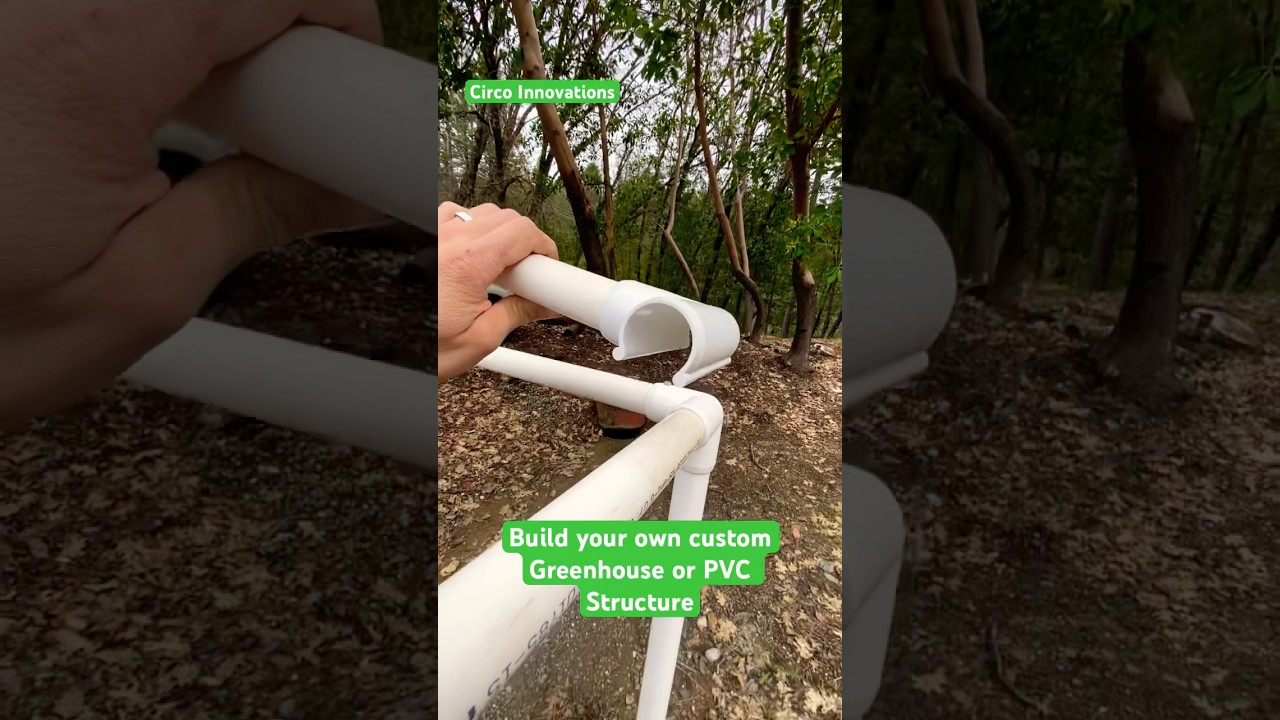 Build your own custom Greenhouse for PVC structure using the Side Saddle Tee fitting #Greenhouse
