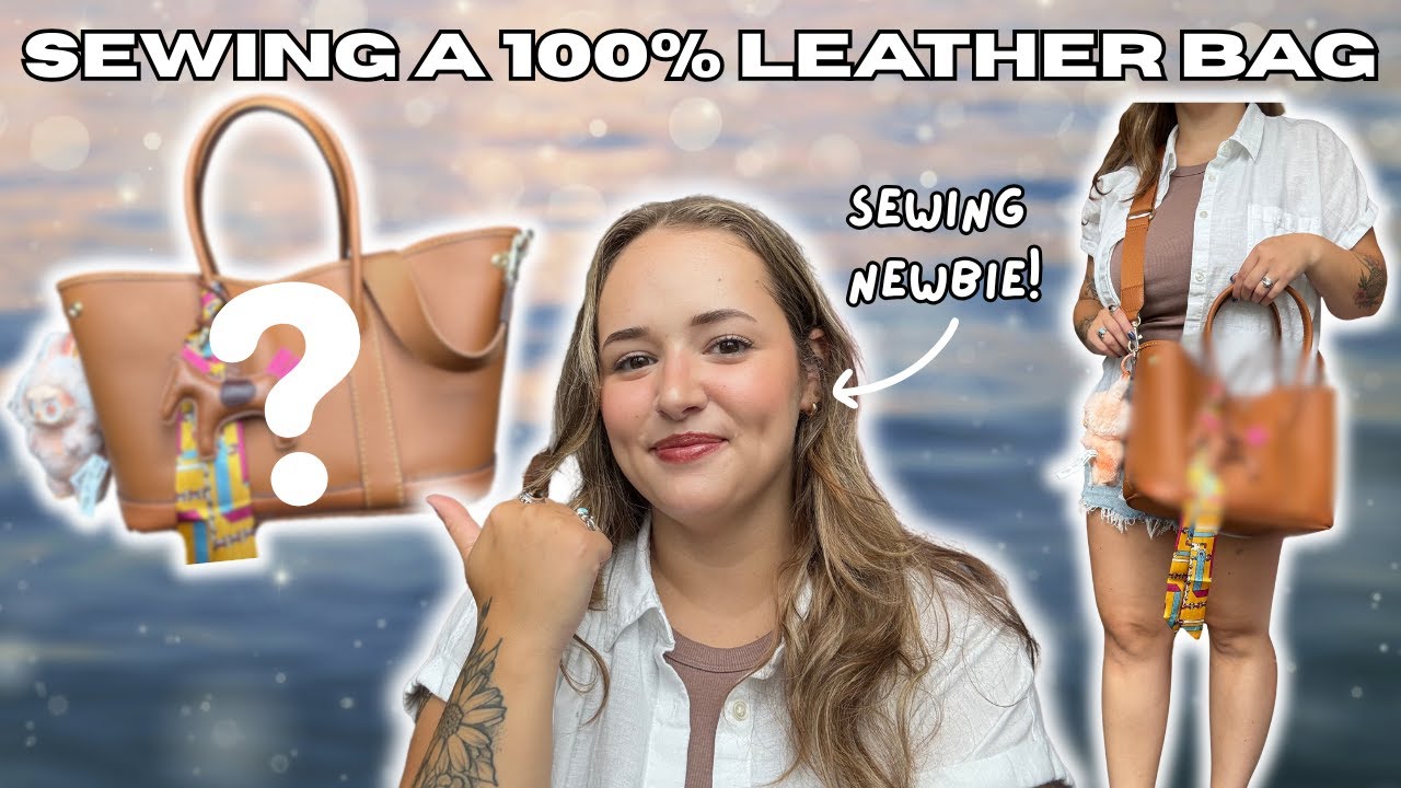 I Sewed a Purse As A Complete BEGINNER || Babylon Leather