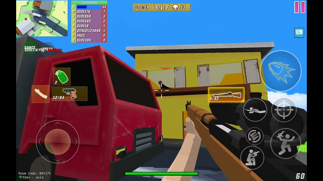 dude theft wars kill:30 death:9 desert sniper