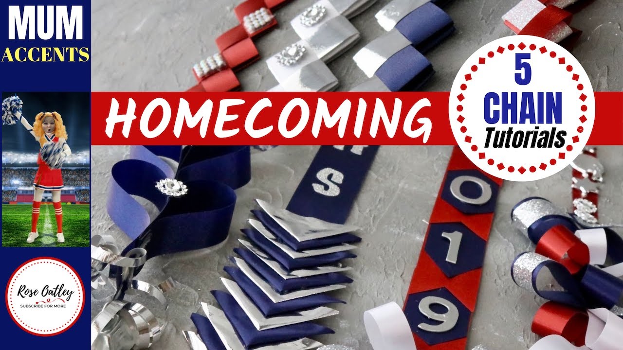Homecoming Mum Braids | Mum Chains| Mum Accent Ribbon Tutorial